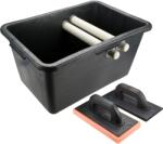 TOPEX Burkolókészlet: Vödör 40 L Gumis Simító Szivacsos Simító 13a339 (13a339)