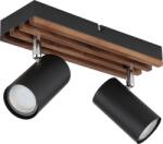 GLOBO Kayden 2XGU10 fekete matt spotlámpa (57909-2)