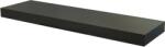  Lebegő Polc, Wenge 120x23x5cm Rejtett Fémkonzollal