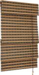 Praktiker Living Praktiker Bambusz Római Roló 60x160cm 7mm+2, 5mm Fekete/karbonizált
