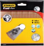 STANLEY Gyémánttárcsa 125mmx22, 2 Csempe Vágó Folyamatos élű