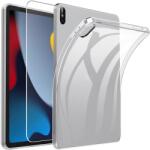 Apple Комплект за Apple iPad (2025) / 10.9 (2022): Прозрачен TPU калъф с Протектор за екран 2.5D Стъкло