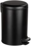 WENKO 54913100 - LEMAN szemetesvödör 25×38 cm, fekete 54913100 (WE0258)