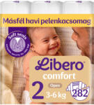 Libero Comfort 2 pelenka, 3-6 kg, 282 db