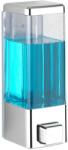 WENKO 24593100-ISTRES szappanadagoló 320 ml, fényes króm/átlátszó 24593100 (WE0691)