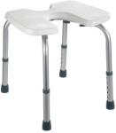 Wenko 206051100-Zsámoly SECURA 46x53, 5 cm fehér/ezüst 206051100 (WE0657)