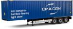 SOLIDO 1: 24 Container Trailer Albastru 2024 - Solido - S2400507 (so-s2400507)