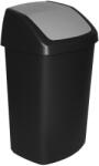 Keter Swing Hulladékgyűjtő, 50L, fekete, lengő kuka (Swing-Top)