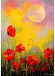 Enjoy 1823 - Poppies in the Moonlight - 1000 db-os puzzle (1823)