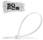 Bormann nylon gyorskötööző 9, 0*450mm fehér 50db (BCR5032) (BCR5032)