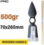 NAKAYAMA kapa fej, acél 500gr fa nyéllel 60cm (SSF637) (SSF637)