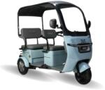 Voltarom Tricicleta electrica 1000W, Voltarom VM5 BLUE, Fara permis, 72V, 20Ah, 25 Km/h, 58Km autonomie (TET-0086)