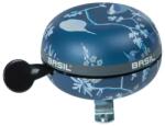 Basil Wanderlust Ding Dong acél csengő, 80 mm, kék - madár mintás