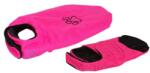  Tépőzáras Télikabát Fekete-Pink Tappancsos - L-40cm