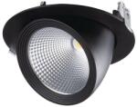 Kanlux HIMA LED 23W-NW-B Kerek beltéri mélysugárzó lámpa, Ø190mm, 23W, 4000K, 2510lm, IP20, fekete (22842) (22842)