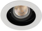 Kanlux ARET DTO B/W Dekorációs keret, Gx5, 3/GU10, max 10W, Ø100x40mm, IP20, fehér / fekete (38360) (38360)
