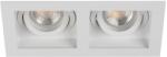 Kanlux ARET 2xDTL W/W Dekorációs keret, Gx5, 3/GU10, 2 x max 10W, 185x100x40mm, IP20, fehér (38367) (38367)