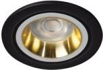 Kanlux FELINE DSO G/B Dekorációs keret, Gx5, 3/GU10, max 10W, Ø90x25mm, IP20, arany / fekete (37251) (37251)