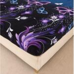  Mikroplüss lepedő VIOLET BUTTERFLY 200x200 cm sötétkék