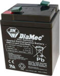 DIAMEC DM6-4.5 6V 4.5Ah zselés ólom akkumulátor gondozásmentes (DM6-4.5)