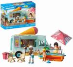 Playmobil - Jucarie de rol Stand de inghetata si magazin cu articole de surf (PM71904) - ookee