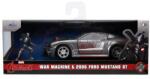 Jada Toys Jada Marvel Masinuta Metalica Ford Mustang Scara 1: 32 Si Figurina Metalica War Machine (253223015) - ookee