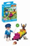 Playmobil - Jucarie de rol Plimbarea animalelor cu locomotiva (PM71951) - ookee
