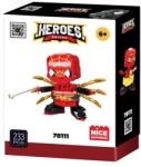 NICE Set constructie Erou Masca Rosie , supererou cu puteri de paianjen, 215 piese (NC78111)