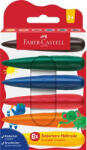 Faber-Castell Zsírkréta készlet, FABER-CASTELL, 6 különböző szín (120409) - nyomtassingyen