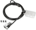 Kensington K62316WW Universal 3 az 1-ben visszaállítható kombinációs laptopzár (K62316WW)