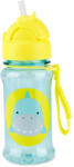 Skip Hop Zoo Cápa Tritán Szívószálas Kulacs 355ml - Tartós, Szivárgásmentes és BPA-mentes Itatópohár 12 Hónapos Kortól