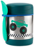 Skip Hop Spark Style Ételtermosz Kanállal és Villával Monster Truck Mintás 325ml - Rozsdamentes Acél, Duplafalú, BPA-mentes Ételtároló 3 Éves Kortól