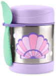 Skip Hop Spark Style Ételtermosz Kanállal és Villával Kagyló Mintás 325ml - Rozsdamentes Acél, Duplafalú, BPA-mentes Ételtároló 3 Éves Kortól