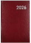 Alisca Határidőnapló ALISCA B/6 heti fehér lapos bordó 2027 (260614/BO) - robbitairodaszer