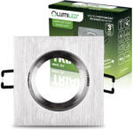 Lumileds Halogén süllyesztett mennyezeti lámpa, négyzet alakú, mozgatható, GU10, MR16, ezüst, TRIAM LUMILED (LEDOPRMIA824)