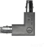 Kobi csatlakozó 3 áramkörös gyűjtősínhez, bal oldali, külső, fekete (KOBSZY0640)