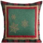 Eurofirany Star karácsonyi gobelin párnahuzat Zöld 45x45 cm +/-5%