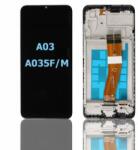 Samsung Display cu touchscreen si rama Samsung Galaxy A03 Negru