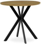 Autronic Étkezőasztal 80 x 80 cm, vad tölgy, világosbarna, M