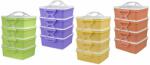 4home Sufertaș de plastic pentru alimente QUATRO 4 x 1, 2l, 17 x 15 x 25 cm