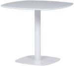 Autronic Étkezőasztal 80 x 80 cm, fehér, fehér