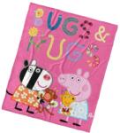 4-Home Carbotex Gyermek takaró Pepina és Zoe malackák plüssállatokkal, 110 x 140 cm