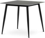 Autronic Étkezőasztal 80 x 80 cm, kerámia és márvány, szürke, szürke