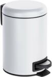 WENKO Leman pedálos szemetes 3 l, fehér, fehér, 3 l
