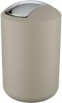WENKO Brasil 6, 5 l, taupe színű, billenő fedelesszemetes