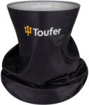 Toufer Fular tubular multifuncțional CHIMNEY TOUFER negru din material 95% poliester și 5% elastan, mărime universală (MV-02-363)