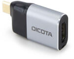 Dicota USB-C to HDMI Mini Adapter with PD (4k/100W) Silver (D32047)