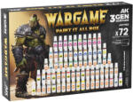 AK Interactive WARGAME PAINT IT ALL BOX 72 COLORS 3GEN (AK11783)