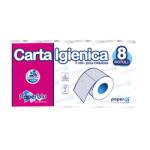 Paperdi Toalettpapír 2 rétegű kistekercses 100% cellulóz 150 lap/tekercs 8 tekercs/csomag Paperblu Carta Igienica_Paperdi - suplix