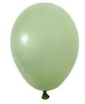 Balonevi Latex lufi, 5", 13cm, 100db/cs, Pastel Moldy Green, Penészzöld (LUFI628795)